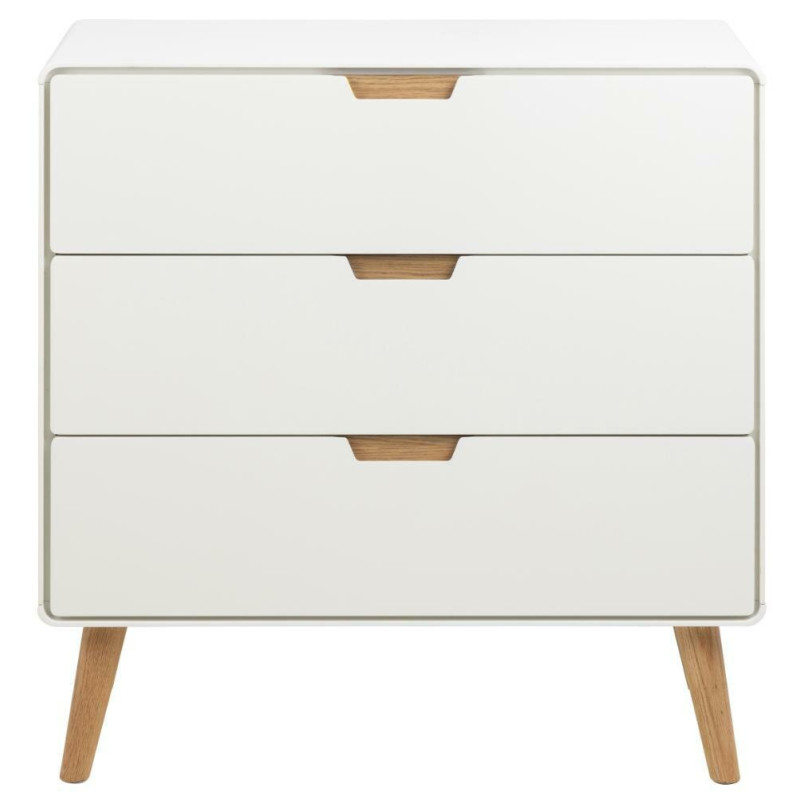 Komoda Actona Lowell | Skandynawska, 3 szuflady, 80x80cm - Kup teraz!