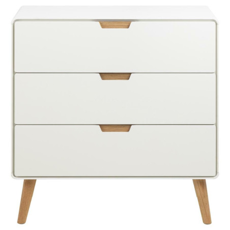 Komoda Actona Lowell | Skandynawska, 3 szuflady, 80x80cm - Kup teraz!