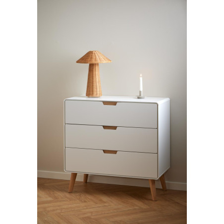 Komoda Actona Lowell | Skandynawska, 3 szuflady, 80x80cm - Kup teraz!