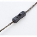 Lampa biurkowa industrialna Plow | Czarna stal / Drewno | Brilliant