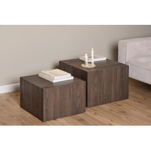 Zestaw stolików kawowych Dice Square Actona | Elegancki design