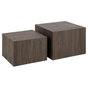 Zestaw stolików kawowych Dice Square Actona | Elegancki design