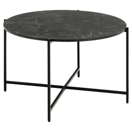 Stolik kawowy Actona Lamoine | Czarny marmur, 70cm | Kup online