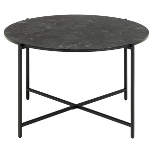 Stolik kawowy Actona Lamoine | Czarny marmur, 70cm | Kup online