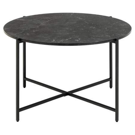 Stolik kawowy Actona Lamoine | Czarny marmur, 70cm | Kup online