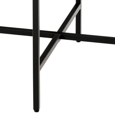 Stolik boczny Actona Lamoine | Czarny marmur, 40cm