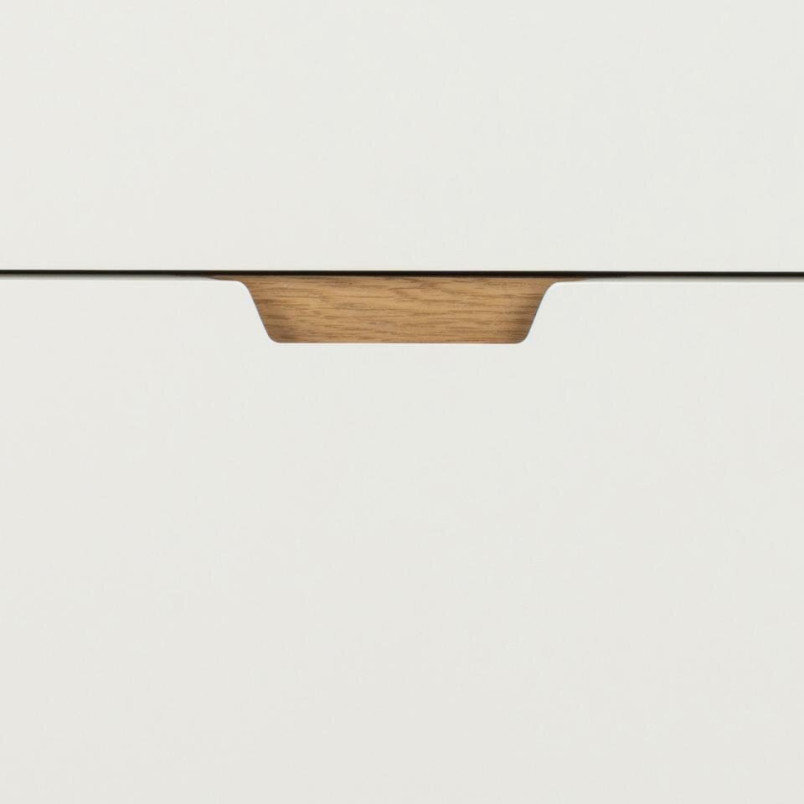 Komoda Actona Lowell | 6 szuflad | Biała, 135x90 cm