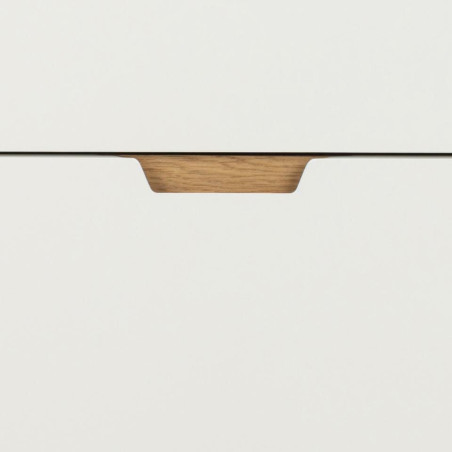 Komoda Actona Lowell | 6 szuflad | Biała, 135x90 cm