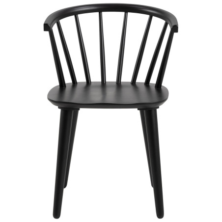 Krzesło drewniane Actona Ida czarne | Elegancki design