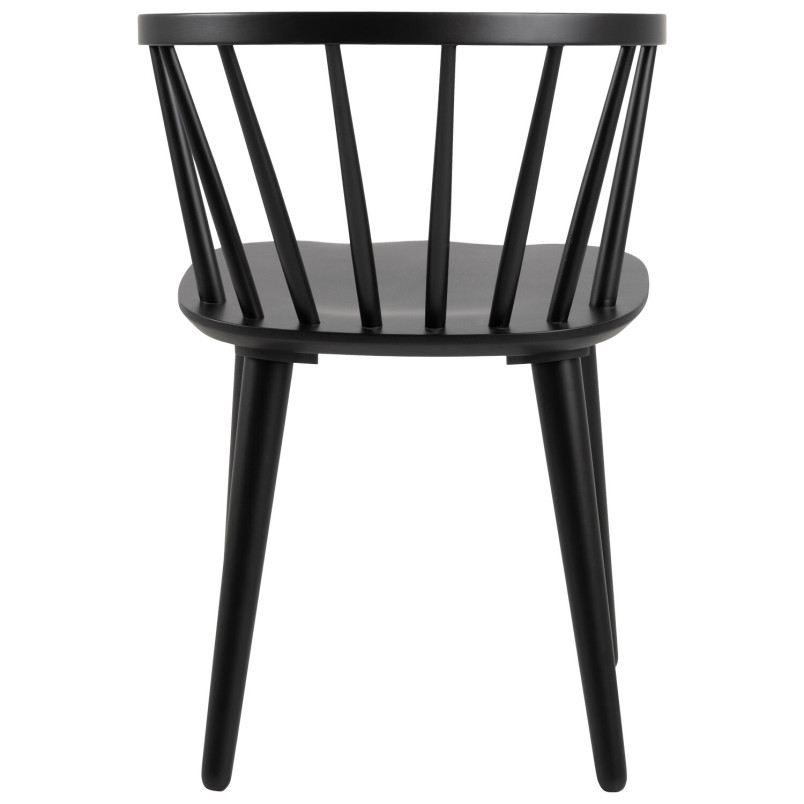 Krzesło drewniane Actona Ida czarne | Elegancki design