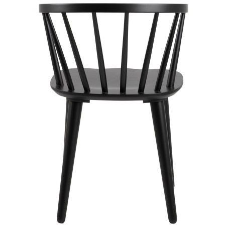 Krzesło drewniane Actona Ida czarne | Elegancki design