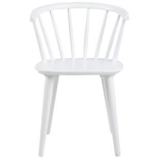 Krzesło drewniane "Patyczak" Ida białe Actona - Stylowy design