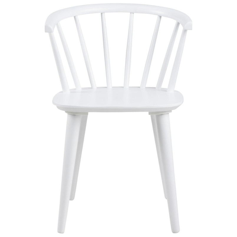 Krzesło drewniane "Patyczak" Ida białe Actona - Stylowy design