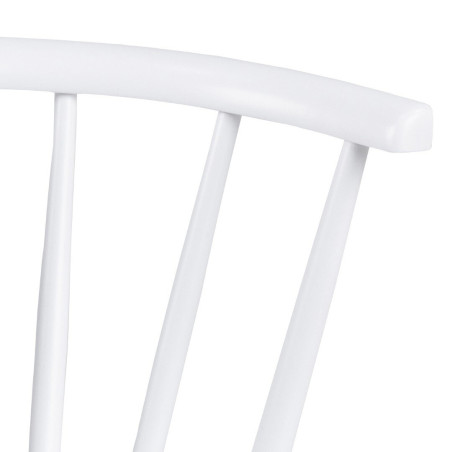 Krzesło drewniane "Patyczak" Ida białe Actona - Stylowy design