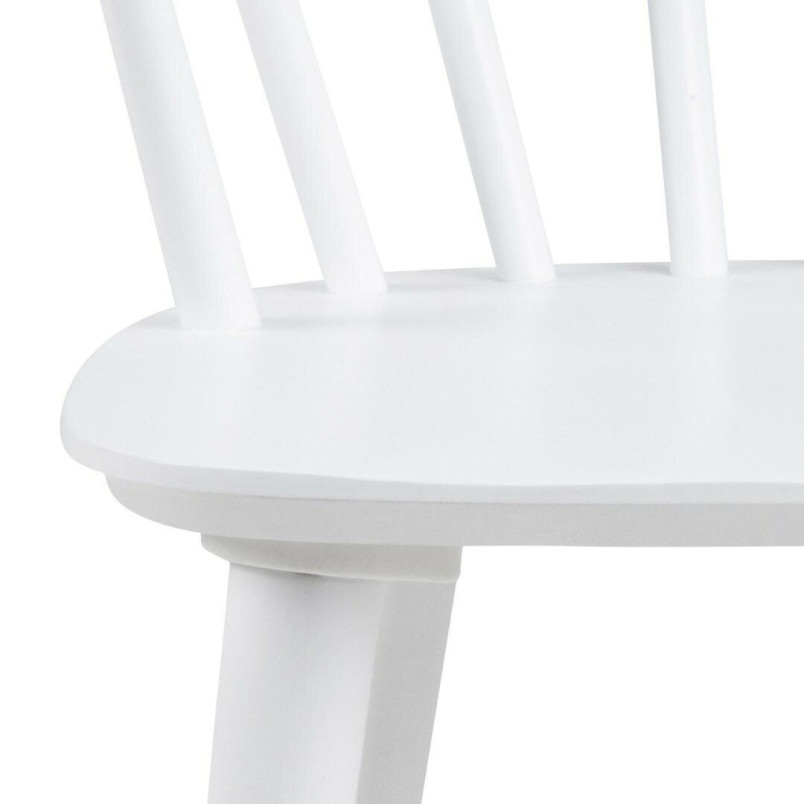 Krzesło drewniane "Patyczak" Ida białe Actona - Stylowy design