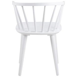 Krzesło drewniane "Patyczak" Ida białe Actona - Stylowy design