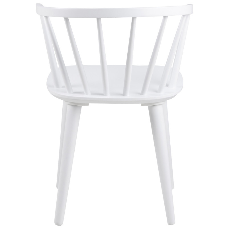 Krzesło drewniane "Patyczak" Ida białe Actona - Stylowy design