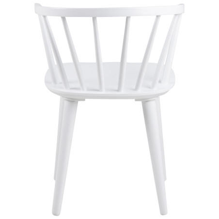Krzesło drewniane "Patyczak" Ida białe Actona - Stylowy design