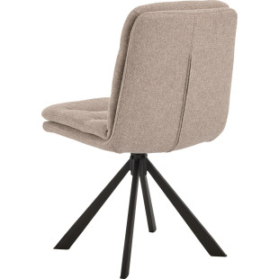 Krzesło Actona Dean: Beżowe, obrotowe - Stylowy design | Alea