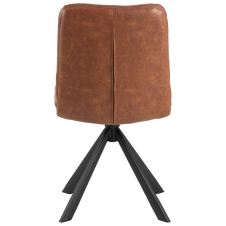 Krzesło Actona Dean: Brąz / Czarny - Stylowy Design | [Nazwa Sklepu]