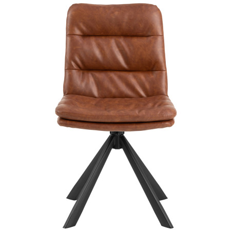 Krzesło Actona Dean: Brąz / Czarny - Stylowy Design | [Nazwa Sklepu]
