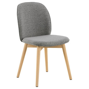Krzesło Cindy Actona | Szare, drewniane nogi | Skandynawski design