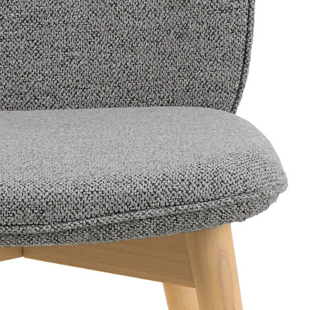 Krzesło Cindy Actona | Szare, drewniane nogi | Skandynawski design