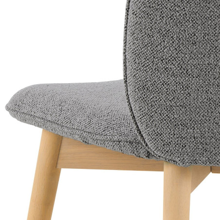 Krzesło Cindy Actona | Szare, drewniane nogi | Skandynawski design