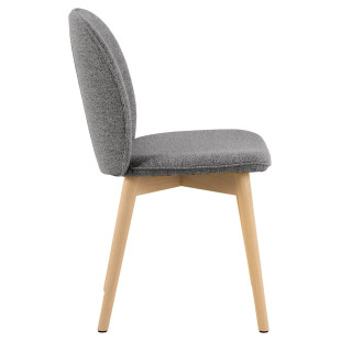 Krzesło Cindy Actona | Szare, drewniane nogi | Skandynawski design