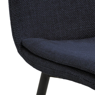 Krzesło Actona Becca granatowe | Komfortowy design