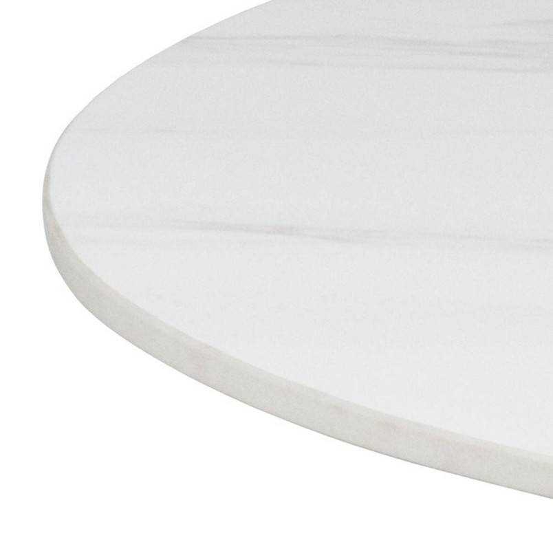 Stół barowy Actona Malta 80cm - Elegancki design, ceramiczny blat