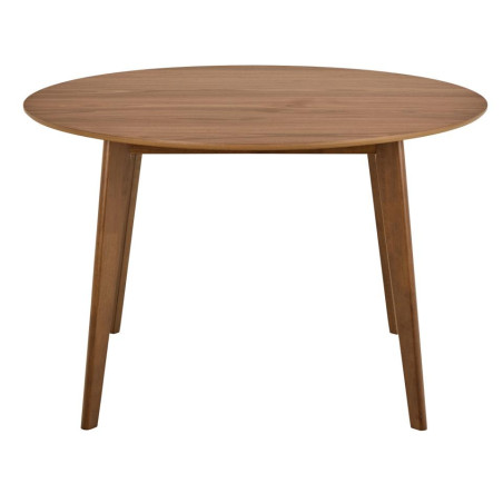 Stół okrągły Roxby Actona | Fornirowany, 105cm, Orzech