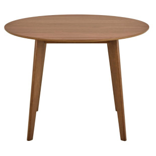 Stół okrągły Roxby Actona | Fornirowany, 120cm, Orzech