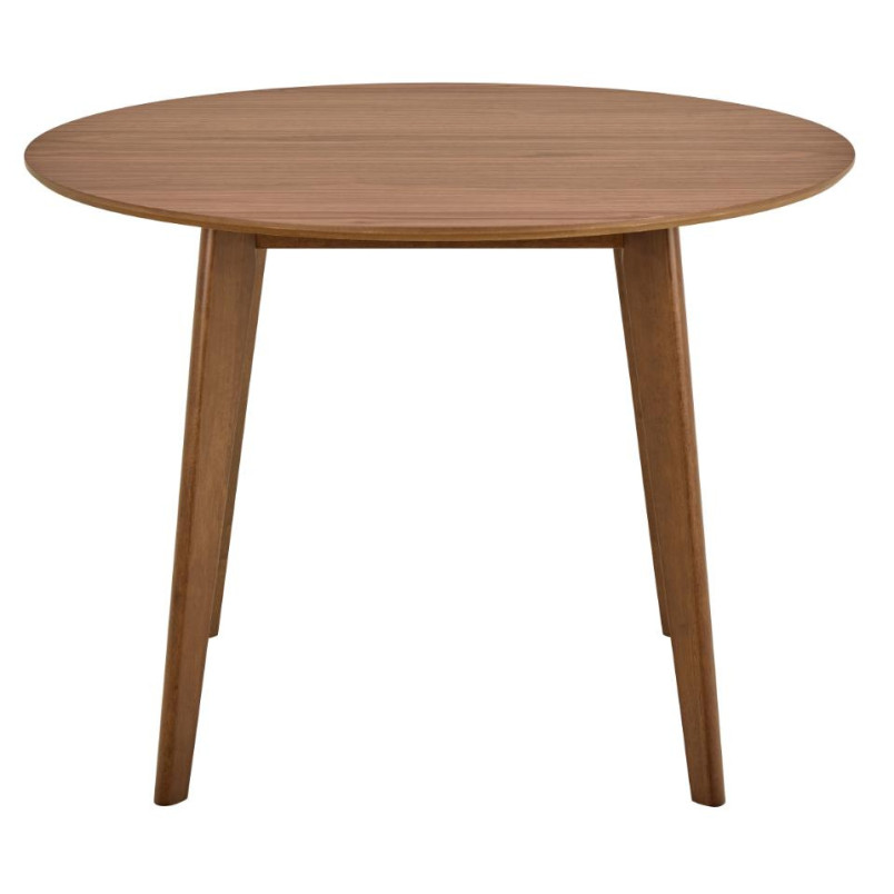 Stół okrągły Roxby Actona | Fornirowany, 120cm, Orzech