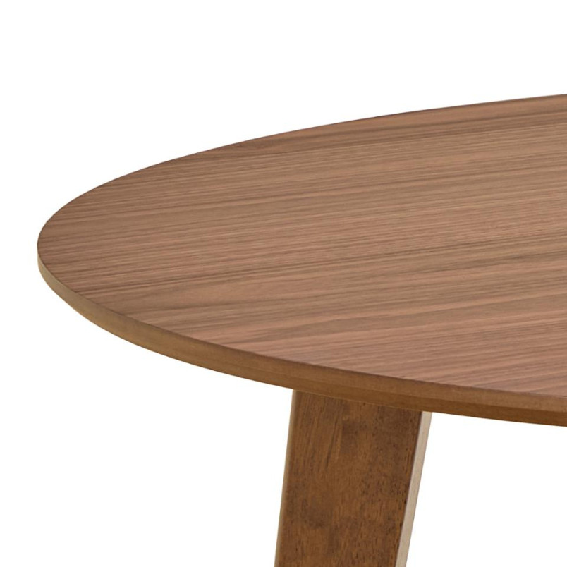 Stół okrągły Roxby Actona | Fornirowany, 120cm, Orzech
