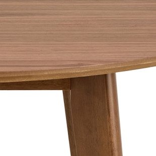 Stół okrągły Roxby Actona | Fornirowany, 120cm, Orzech