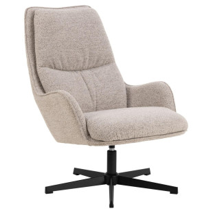 Fotel obrotowy Actona Bosley beżowy | Skandynawski design