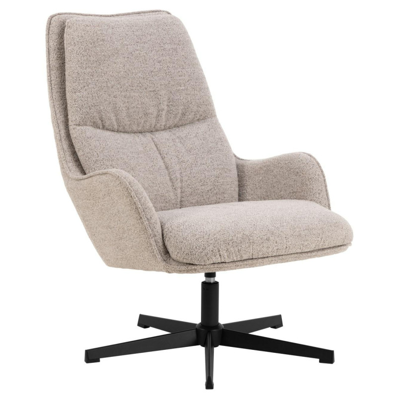 Fotel obrotowy Actona Bosley beżowy | Skandynawski design