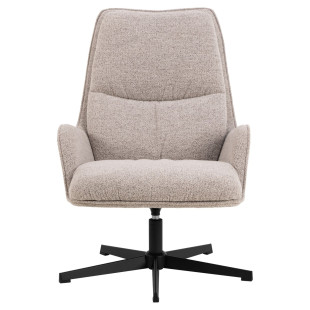Fotel obrotowy Actona Bosley beżowy | Skandynawski design