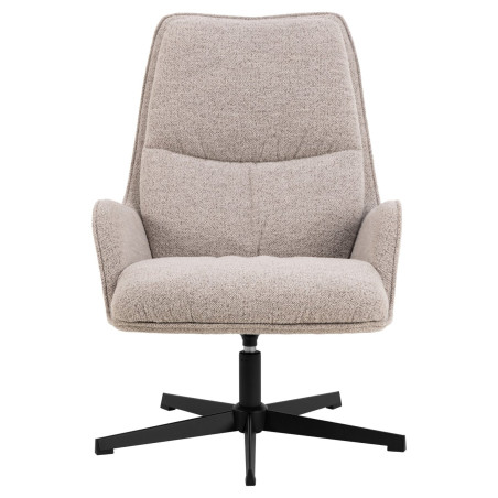 Fotel obrotowy Actona Bosley beżowy | Skandynawski design