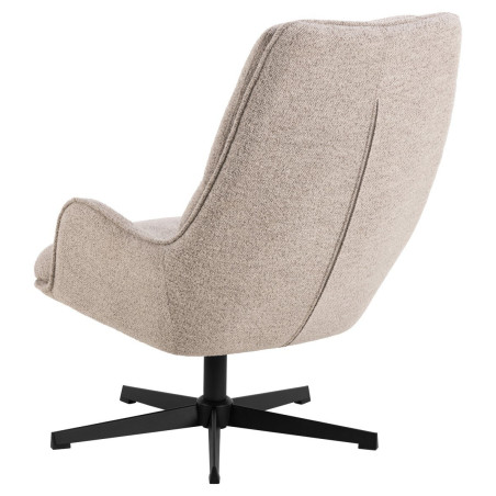 Fotel obrotowy Actona Bosley beżowy | Skandynawski design