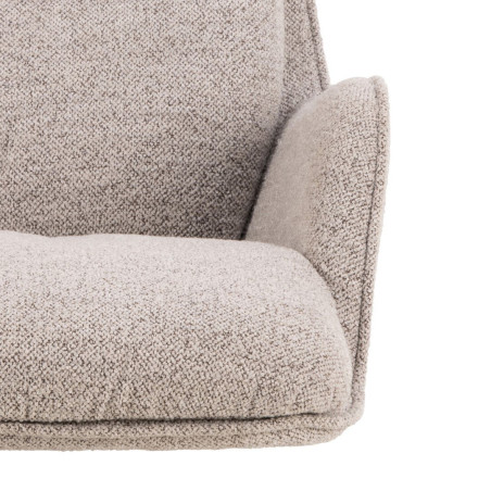 Fotel obrotowy Actona Bosley beżowy | Skandynawski design