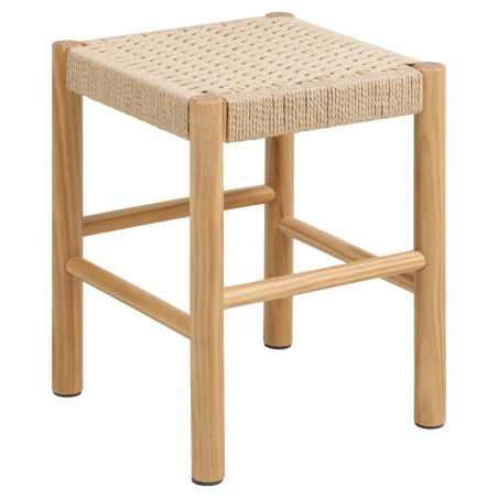 Stołek drewniany Actona Alvin | Naturalny design, 45cm
