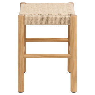 Stołek drewniany Actona Alvin | Naturalny design, 45cm