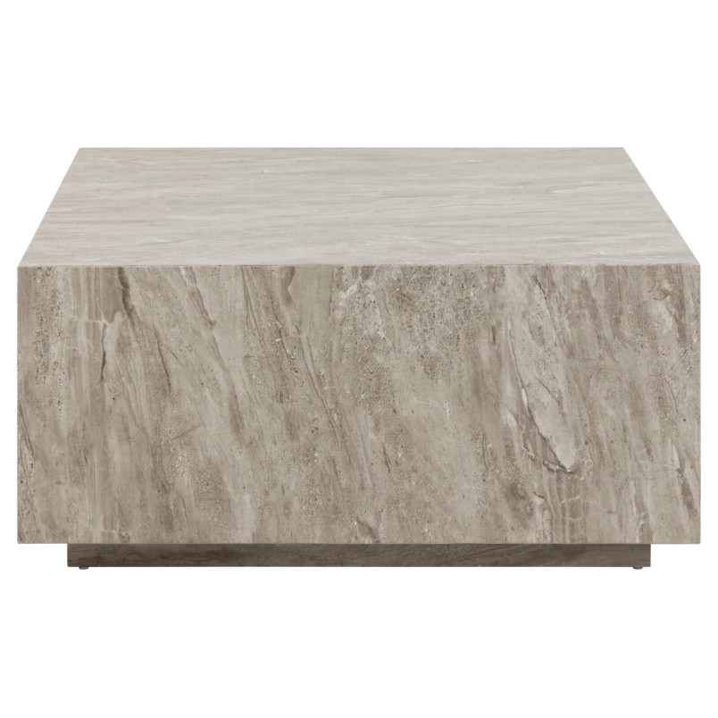 Stolik kawowy Actona "Dice" 90x90 - Szary marmur | Elegancki design