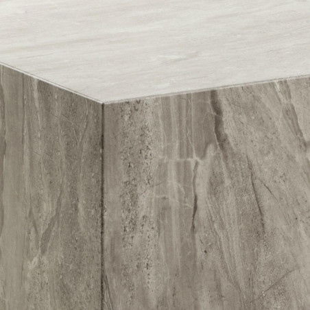 Stolik kawowy Actona "Dice" 90x90 - Szary marmur | Elegancki design