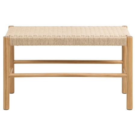 Ławka drewniana Actona Alvin | Naturalny design, 80x45cm