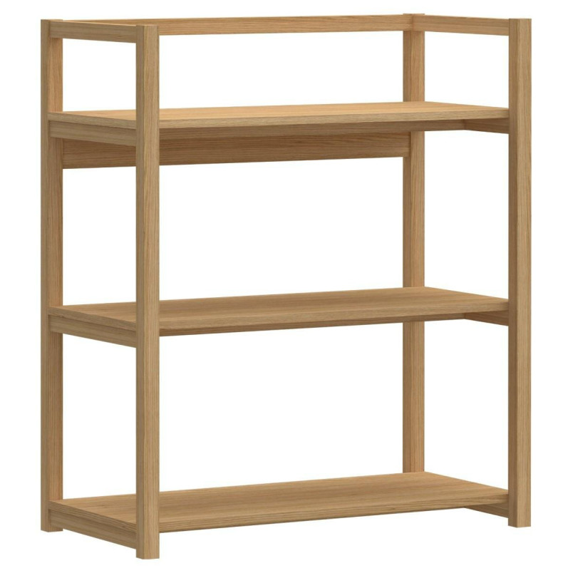 Regał dębowy Actona Ludza | 3 półki, 80x93,3cm | Skandynawski Design