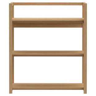 Regał dębowy Actona Ludza | 3 półki, 80x93,3cm | Skandynawski Design