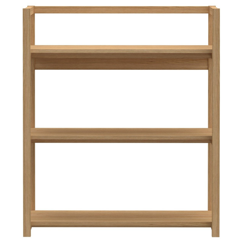 Regał dębowy Actona Ludza | 3 półki, 80x93,3cm | Skandynawski Design